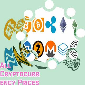 All cryptocurrency prices