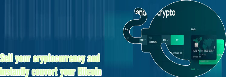Sell crypto for cash